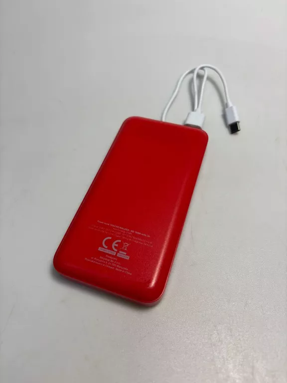 POWERBANK CZERWONY TRACER 10000