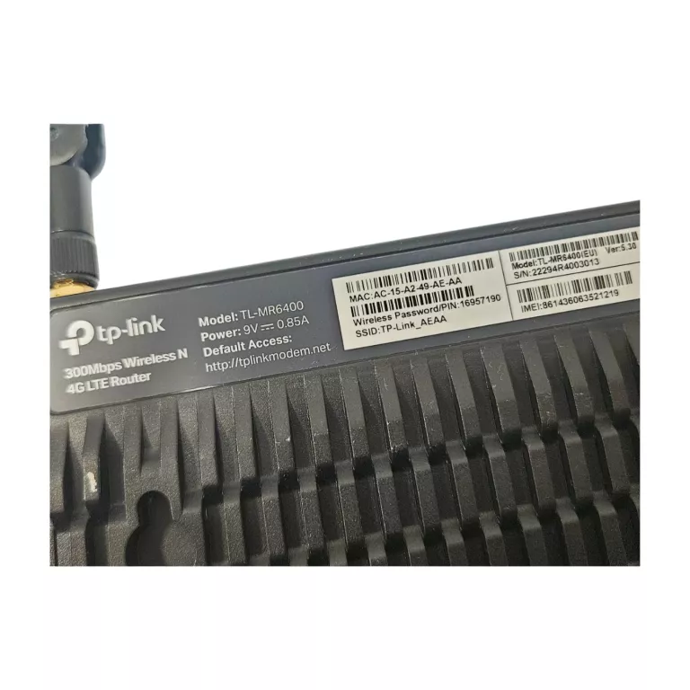ROUTER TP-LINK TL-MR6400(EU) VER:5.30