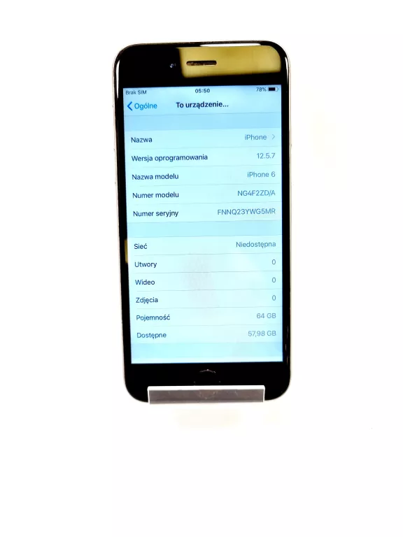 TELEFON IPHONE 6 64GB 93%