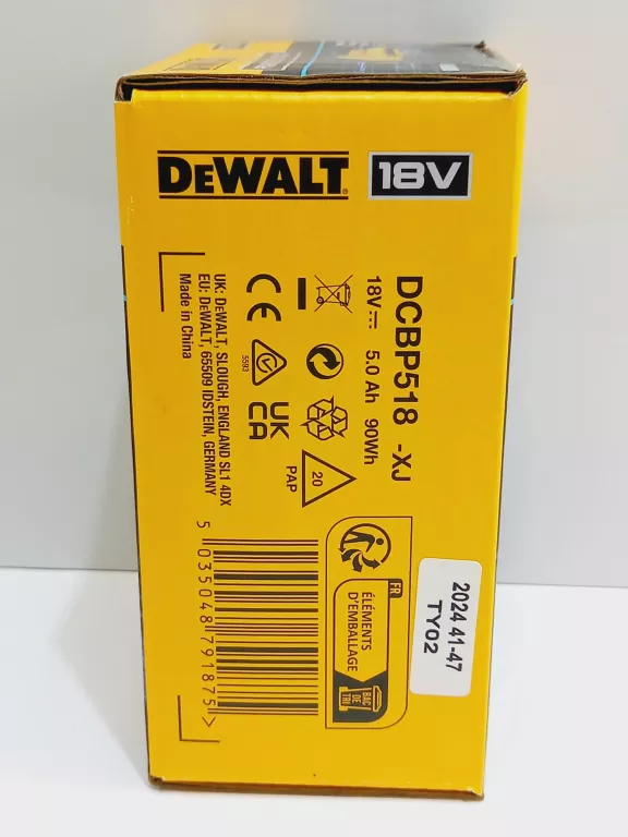 AKUMULATOR 18V POWERSTACK 5AH DEWALT DCBP518