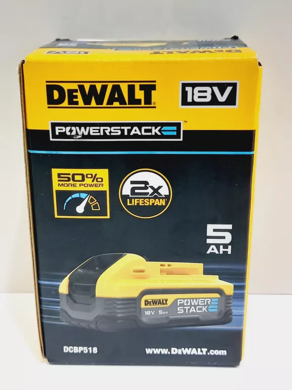 AKUMULATOR 18V POWERSTACK 5AH DEWALT DCBP518