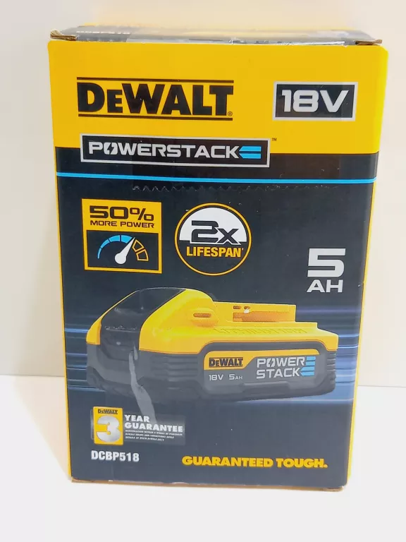 AKUMULATOR 18V POWERSTACK 5AH DEWALT DCBP518