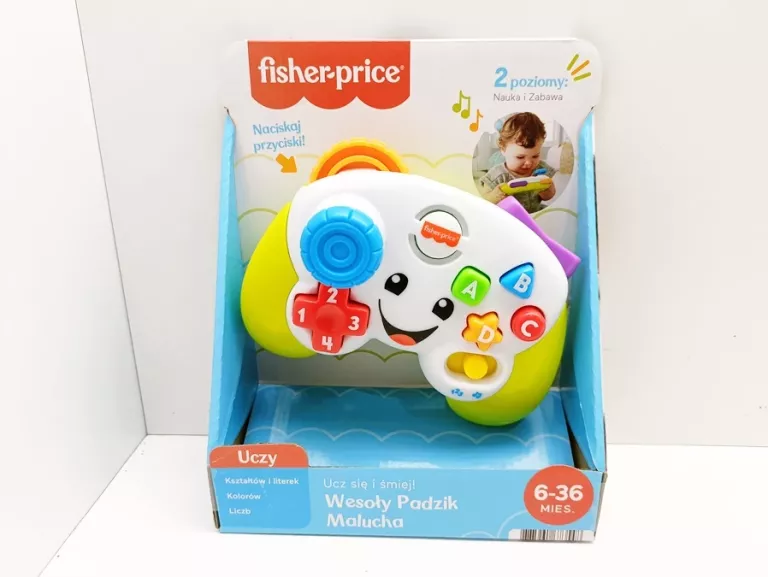 FISHER PRICE WESOŁY PADZIK MALUCHA INTERAKTYWNA ZABAWKA DLA MALUSZKA +6M