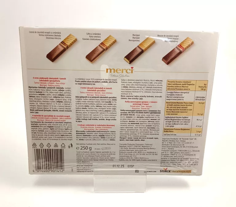 MERCI FINEST SELECTION KOLEKCJA CZEKOLADEK DESEROWYCH 250 G