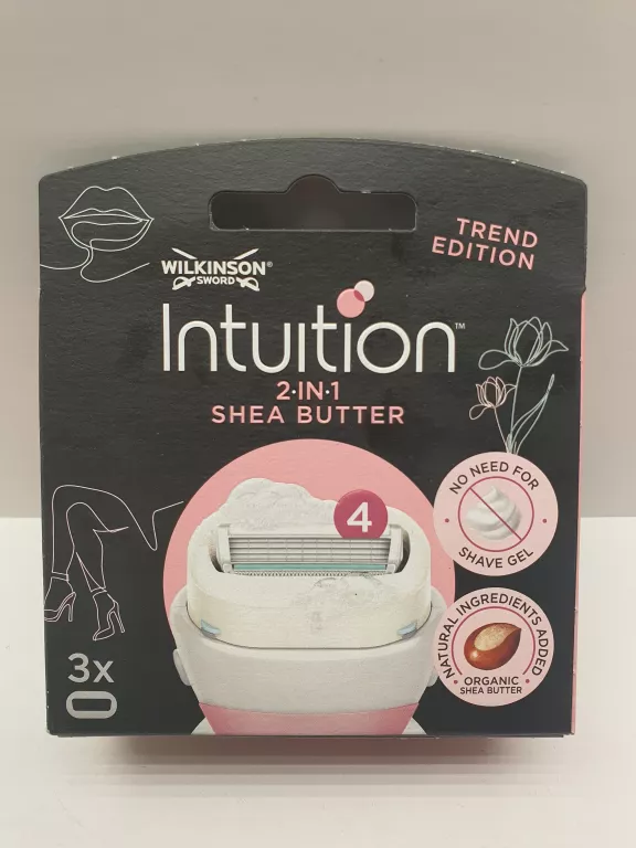 3X WKŁADY NOŻYKI WILKINSON INTUITION 2IN1 SHEA BUTTER ULTRA MOISTURE