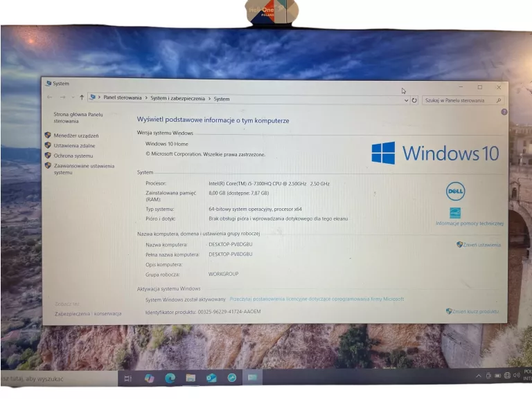 LAPTOP DELL GTX1050 I5 7300 8 RAM