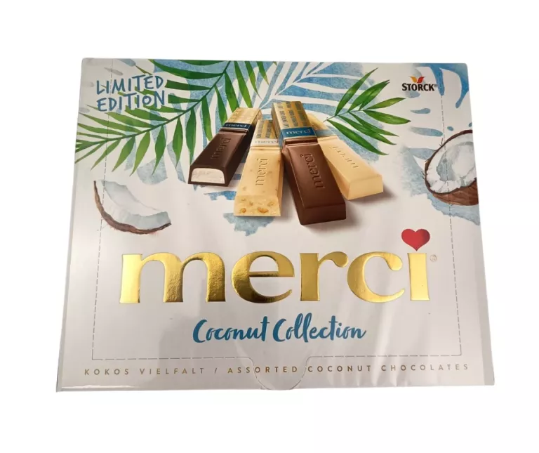 CZEKOLADKI MERCI LIMITOWANA EDYCJA KOKOSOWA 250G
