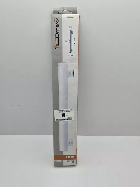 ŻARÓWKA LINIOWA LED 600LM 6W S14S