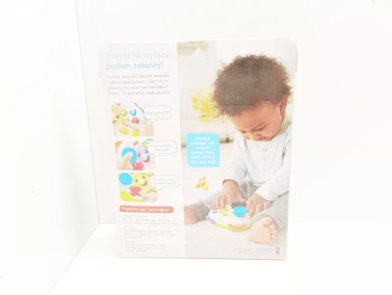FISHER PRICE WESOŁY PADZIK MALUCHA INTERAKTYWNA ZABAWKA DLA MALUSZKA +6M