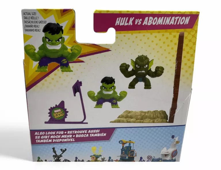 FIGURKI MARVEL STUNT SQUAD HULK VS ABOMINACJA JAK NOWE!!