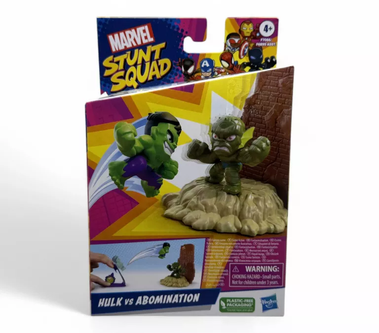 FIGURKI MARVEL STUNT SQUAD HULK VS ABOMINACJA JAK NOWE!!