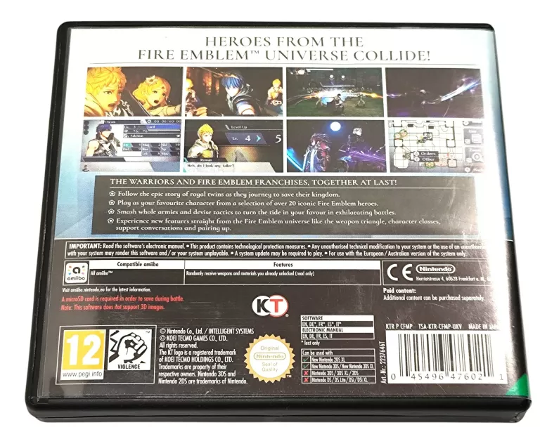 GRA NA NINTENDO 3DS FIRE EMBLEM WARRIORS