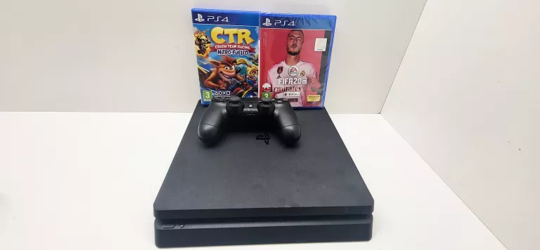 KONSOLA SONY PLAYSTATION 4 SLIM 500 GB + 2 GRY CTR + FIFA 20