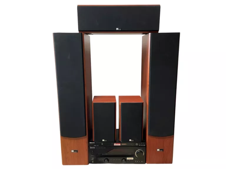 AMPLITUNER KENWOOD KRF-V5300D + ZESTAW GŁOŚNIKÓW PURE ACOUSTIC 799-F/S/C