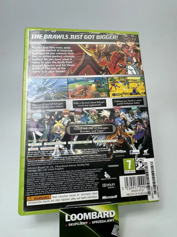 BAKUGAN GRA XBOX 360