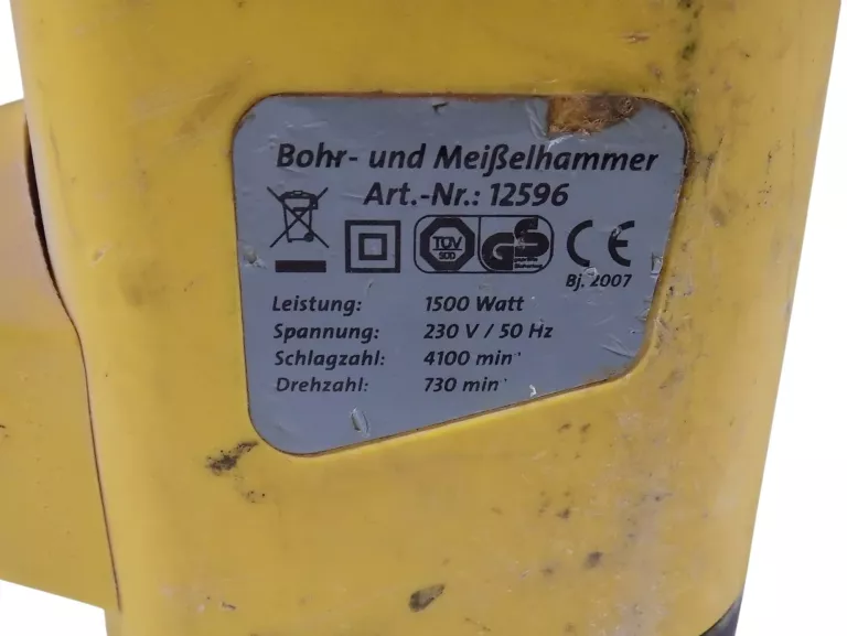 MŁOTOWIERTARKA BRUDER MANNESMANN SDS 1500W 12596