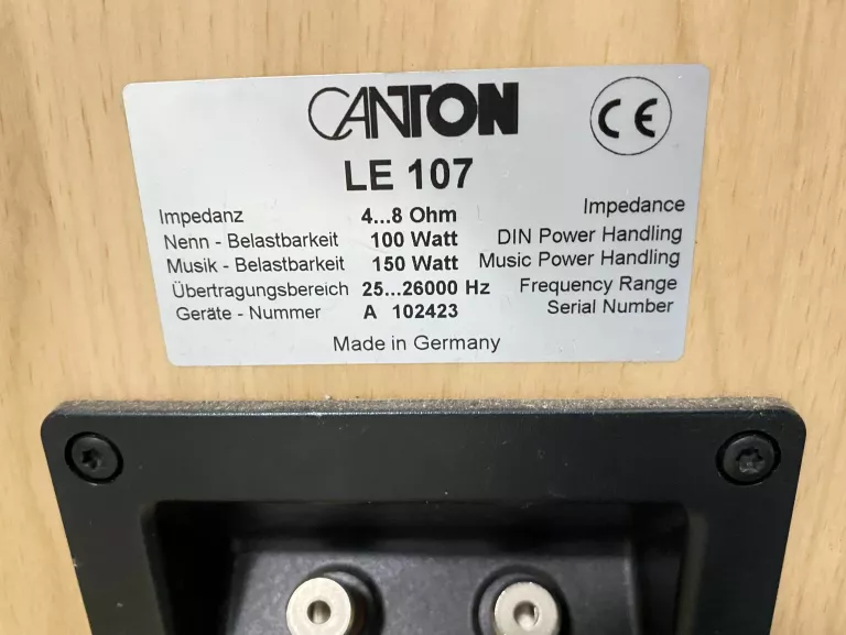 CANTON LE 107 KOLUMNY STEREO PODŁOGOWE SŁUPKI