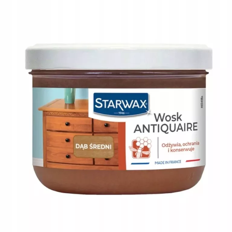 STARWAX WOSK W PAŚCIE DĄB ŚREDNI 375ML