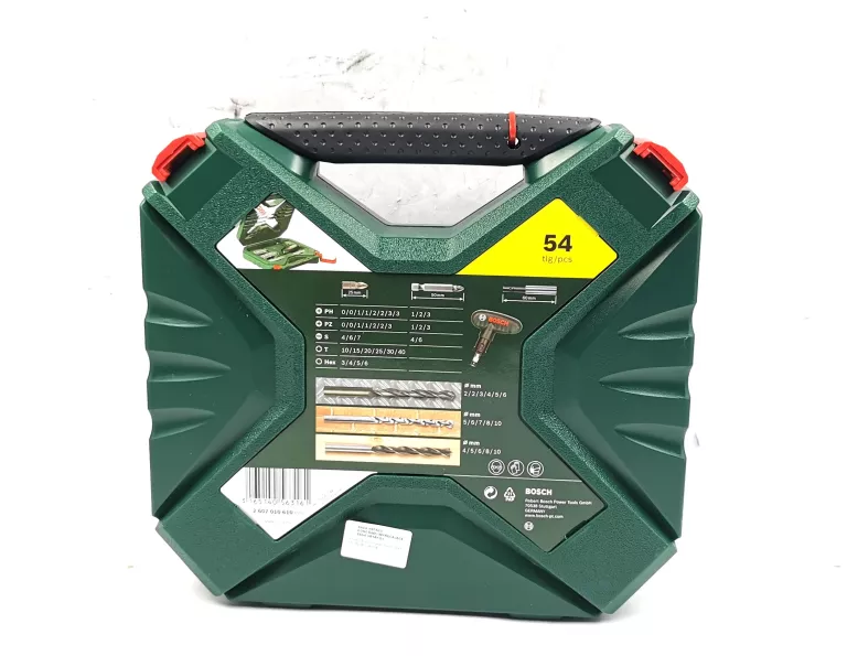 ZESTAW  BOSCH X-LINE  W WALIZCE  54 ELEMENTY