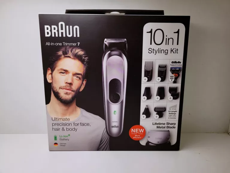 MASZYNKA TRYMER BRAUN ALL-IN-ONE TRIMMER 7 10IN1 STYLIG KIT MGK7220 KOMPLE