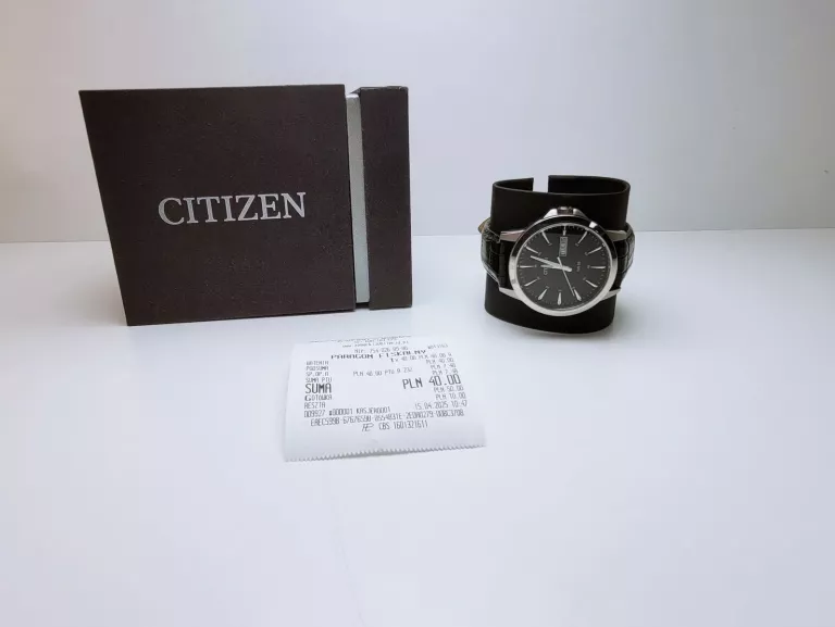 ZEGAREK MĘSKI CITIZEN LEATHER BF2011-01EE KOMPLET