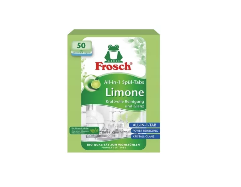 FROSCH LIMONKOWE ALL IN 1 EKOLOGICZNE TABLETKI DO ZMYWARKI 50 SZT