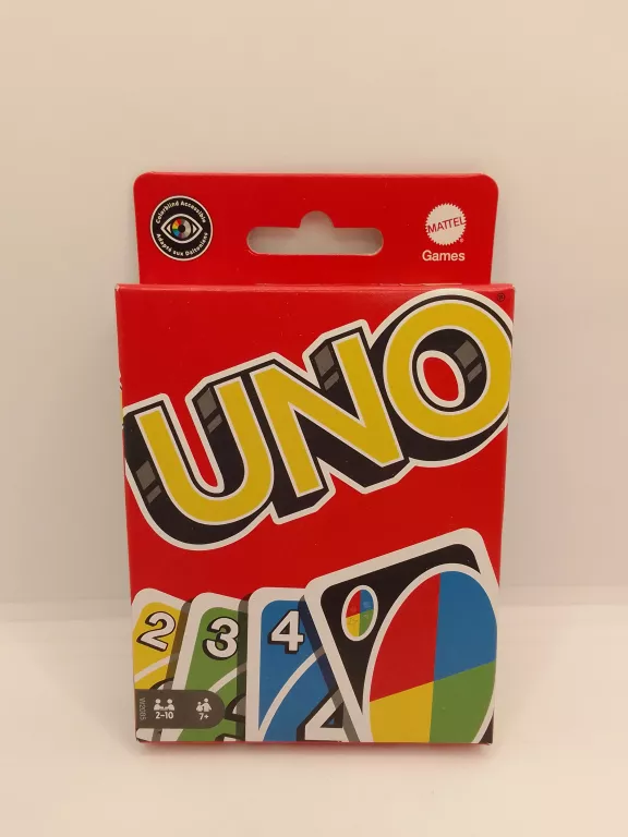MATTEL GRA TOWARZYSKA KARCIANA RODZINNA TOWARZYSKA 2-10 GRACZY UNO
