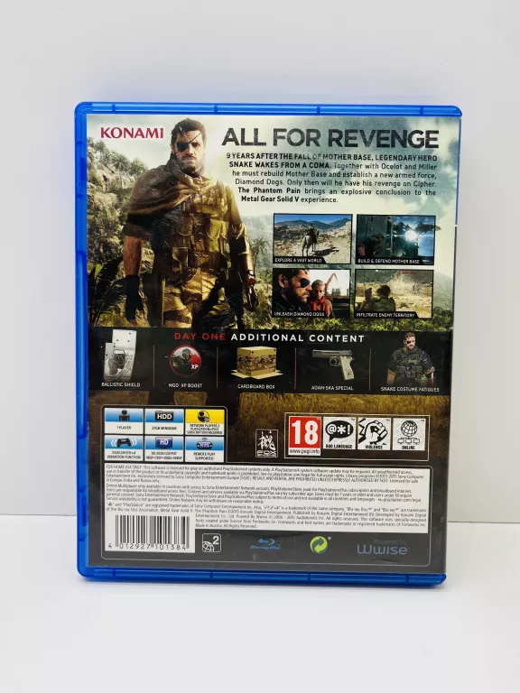 METAL GEAR SOLID V THE PHANTOM PAIN PS4