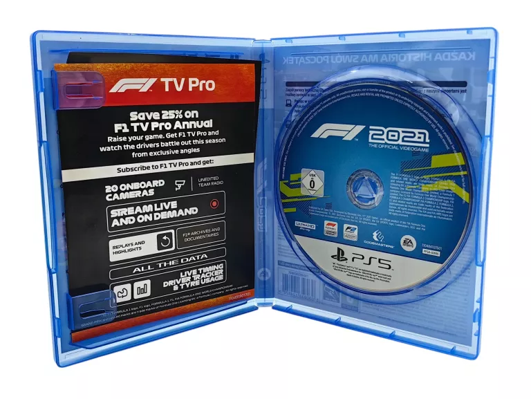 GRA PLAYSTATION 5 F1 2021 POLSKA WERSJA PS5