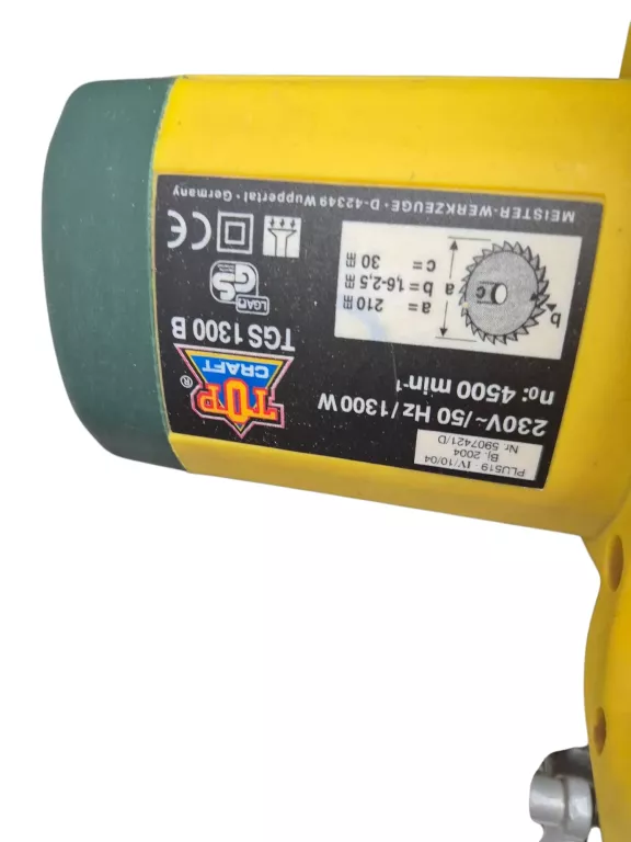 PIŁA UKOŚNICA TOP CRAFT TGS 1300B 1300W STAN BDB GLIWICE