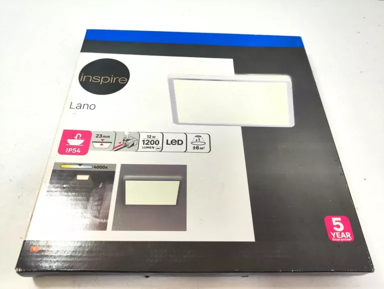 LAMPA LED INSPIRE LANO 1200LUMEN 12W 4000K IP54