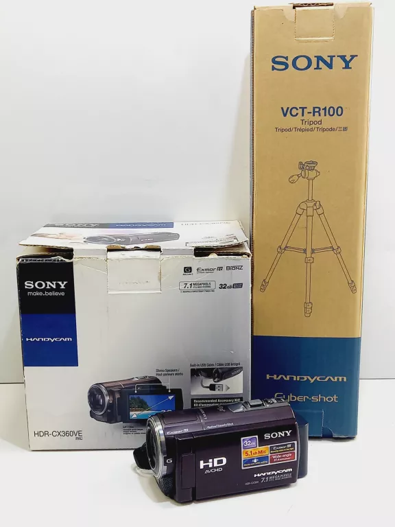 KAMERA SONY HDR-CX360VE + STATYW #OPIS