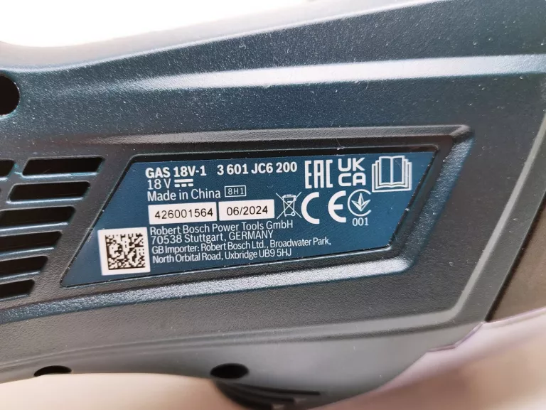 ODKURZACZ AKUMULATOROWY BOSCH GAS 18V-1 KOMPLET