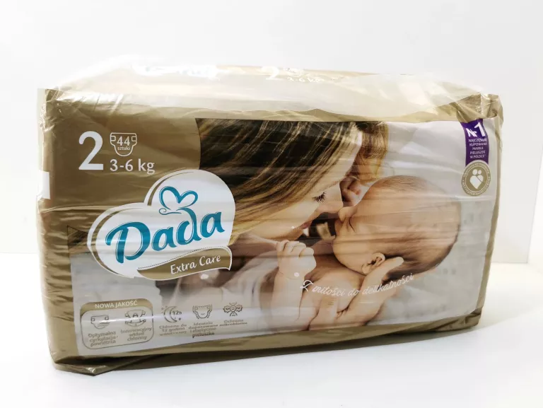 PIELUSZKI DADA EXTRA CARE ROZMIAR 2 44 SZT.