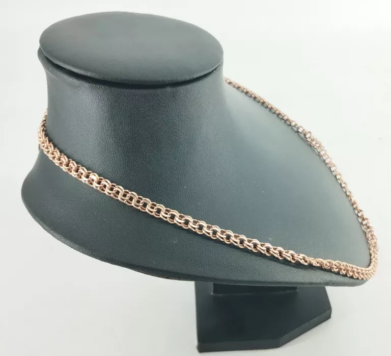 ŁAŃCUCH MĘSKI, SPLOT GARIBALDI, PRÓBY 585, DŁUGOŚĆ 56,5 CM