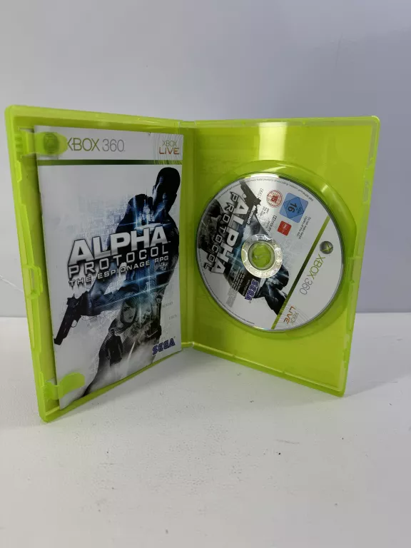 ALPHA PROTOCOL THE ESPIONAGE RPG XBOX 360