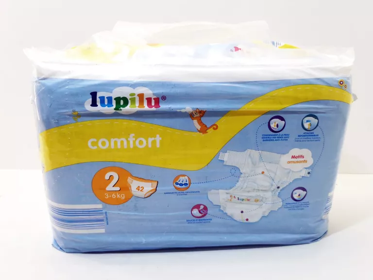 PIELUCHY LUPILU COMFORT 2 3-6KG 42 SZT
