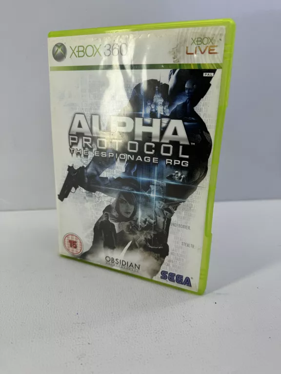 ALPHA PROTOCOL THE ESPIONAGE RPG XBOX 360