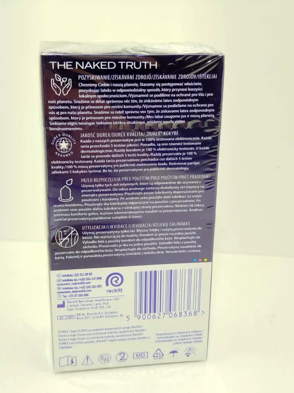 DUREX PREZERWATYWY INTENSE 10 SZT Z WYPUSTKAMI PRĄŻKAMI