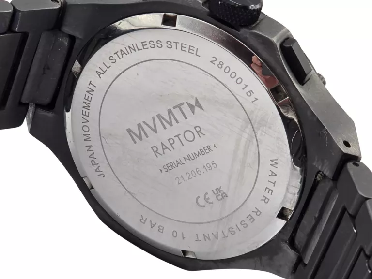 ZEGAREK MĘSKI MVMT 48MM KWARCOWY WODOSZCZELNY DO 100M RAPTOR 28000151
