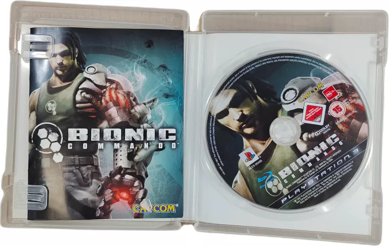 GRA NA KONSOLĘ SONY PLAYSTATION 3 BIONIC COMMANDO NIEMIECKA WERSJA