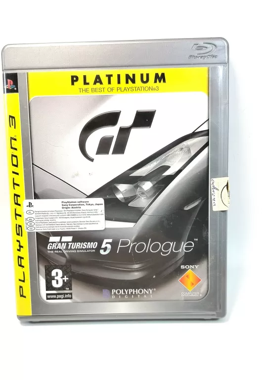 GRA PS3 GRAN TURISMO 5 PROLOGUE WYŚCIGI