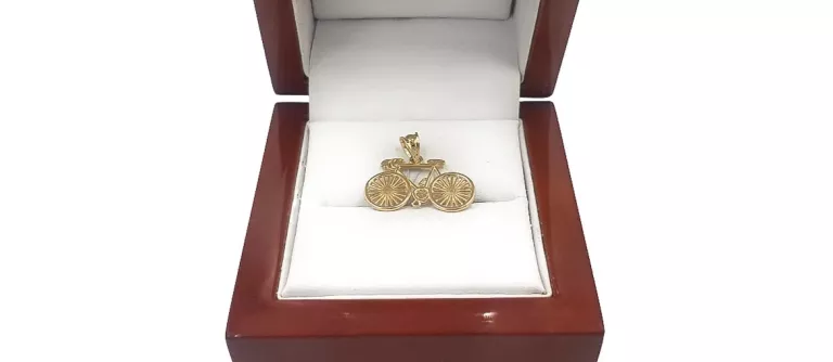ŚLICZNA ZŁOTA ZAWIESZKA ROWER Z5 585 W:1,13G 14K