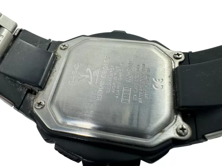 MESKI KWARCOWY ZEGAREK CASIO WV-200E-1AVEF WAVE CEPTOR