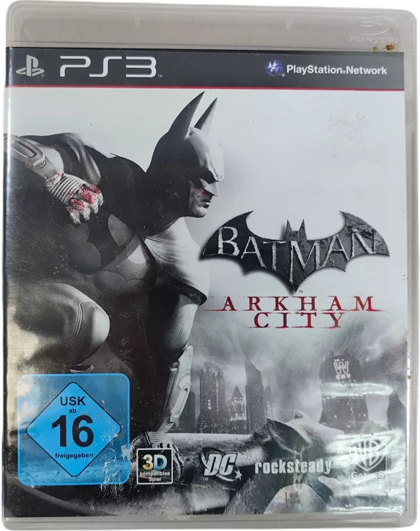 GRA NA KONSOLĘ SONY PLAYSTATION 3 BATMAN ARKHAM CITY NIEMIECKA WERSJA