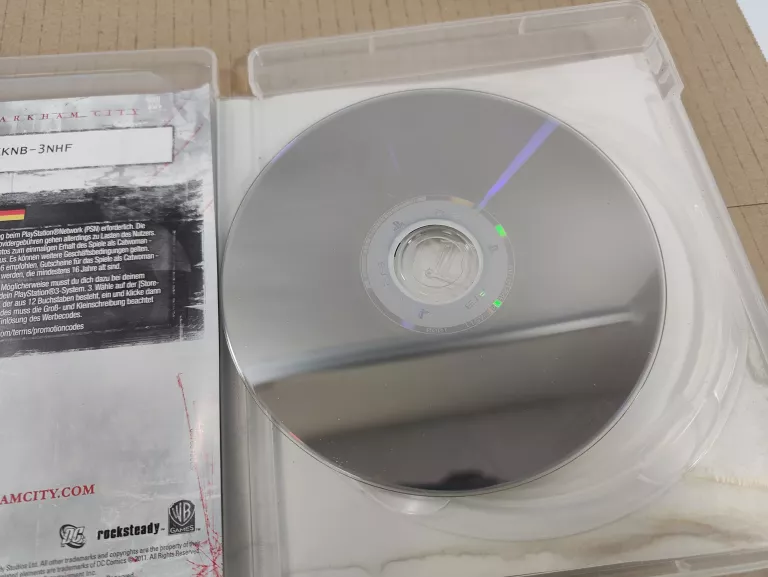 GRA NA KONSOLĘ SONY PLAYSTATION 3 BATMAN ARKHAM CITY NIEMIECKA WERSJA