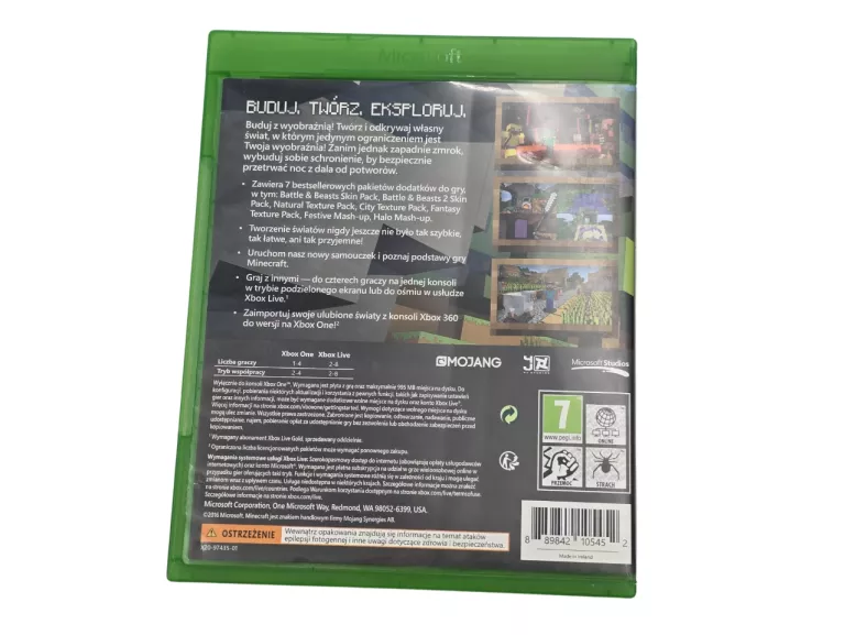 MINECRAFT STARTER COLLECTION GRA XBOX ONE (KOMPATYBILNA Z XBOX SERIES X)
