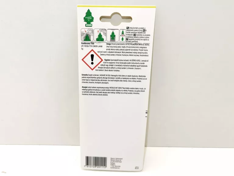 CHOINKA ZAPACHOWA WUNDER BAUM WANILIA