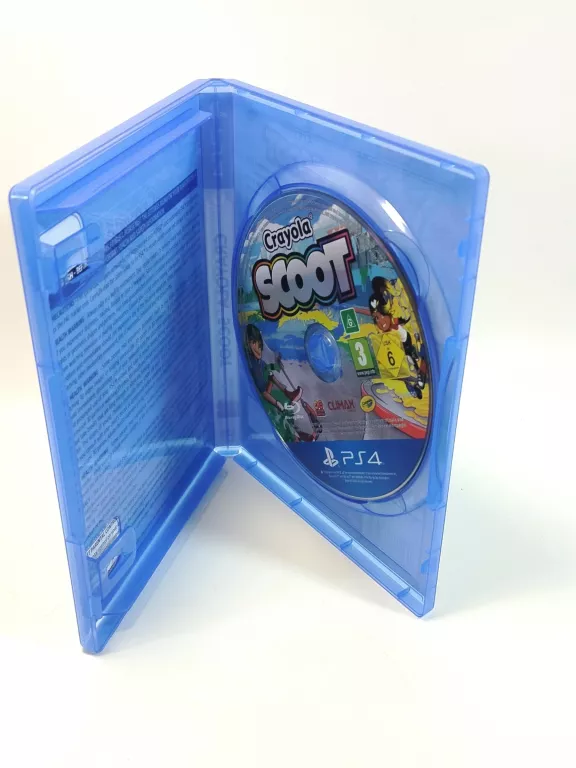 GRA PS 4 CRAYOLA SCOOT HULAJNOGI | 1-4 GRACZY | DLA DZIECI