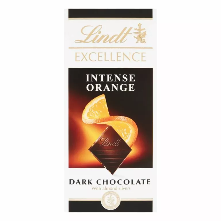 LINDT CZEKOLADA EXCELLENCE DARK POMARAŃCZA I MIGDAŁY 100G